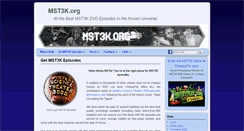 Desktop Screenshot of mst3k.org